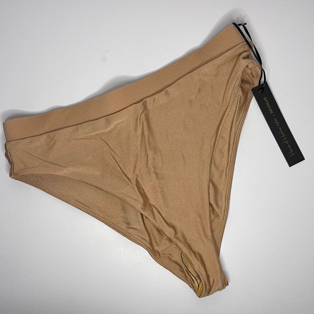 NWT House of Harlow X REVOLVE High Waist Bikini Bottom Size L